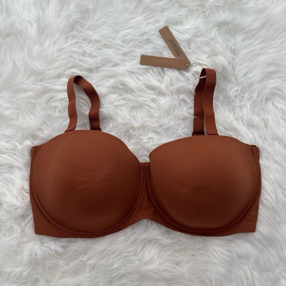 Skims Fits Everybody Strapless Bra Bronze Size 42DDD